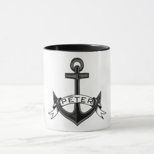 Mug Ancre Avec Ruban