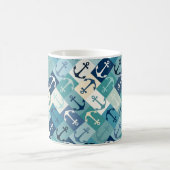 Mug ancre chevron bleu (Centre)