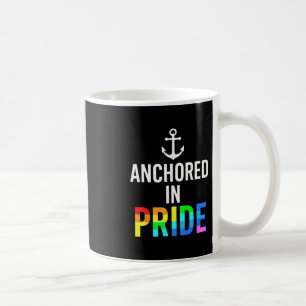 Mug Ancré dans la fierté – Voile nautique minimale de