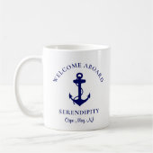 Mug Ancre de bateau personnalisée (Gauche)