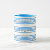 Mug Ancre dorée, symboles de l'amour. (Centre)