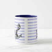 Mug Ancre du navire nautique (Centre)
