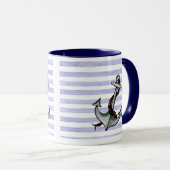 Mug Ancre du navire nautique (Devant droit)