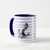 Mug Ancre du navire nautique (Devant gauche)