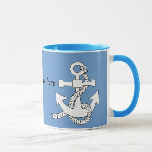 Mug - Ancre et nom des navires (Droite)