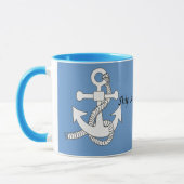 Mug - Ancre et nom des navires (Gauche)