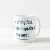 Mug Ancre & Helm, Capitaine de mon âme (Devant droit)