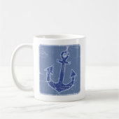 Mug ancre marine bleue (Gauche)