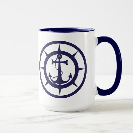 Mug Ancre nautique (Droite)