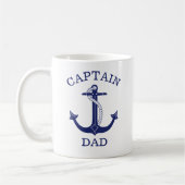 Mug Ancre nautique du capitaine Papa (Gauche)