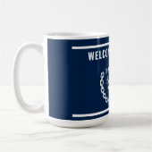 Mug Ancre nautique Nom du bateau et du capitaine (Gauche)