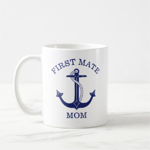 Mug Ancre Nautique Premier Mate Maman