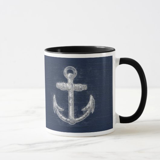 Mug Ancre nautique vintage (Droite)