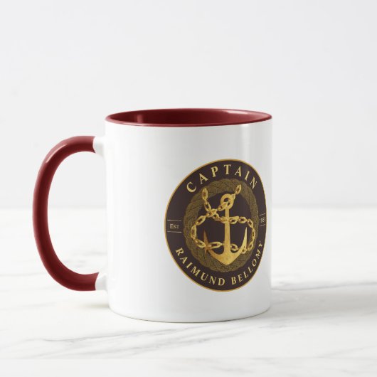 Mug Ancre or (Gauche)