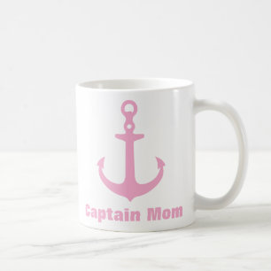 Mug Ancre rose marine personnalisé