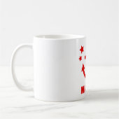 Mug Ancre rouge Clipart et étoiles nautiques (Gauche)