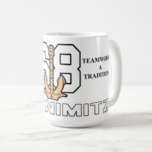 MUG ANCRE USS NIMITZ 68 (Devant droit)