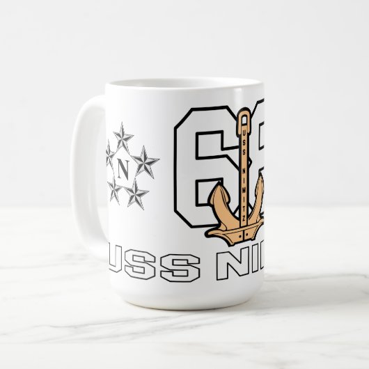 MUG ANCRE USS NIMITZ 68 (Devant gauche)