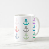 Mug Ancres multicolores (Devant droit)