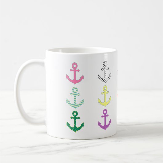Mug Ancres multicolores (Gauche)