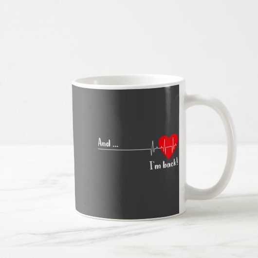 Mug And I'm Back Ekg Heartbeat For Cardiologist Heart  (Droite)