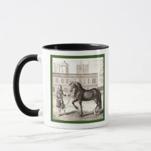 Mug Andalou PRE Horse Vintage Engraving Art