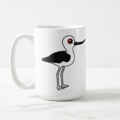 Mug Andean Avocet mignon dessin Birdon Bird (Gauche)