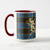 Mug Anderson Clan Badge & Tartan (Gauche)