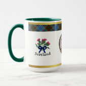 Mug Anderson Clan Badge Tartan & Motto (Gauche)