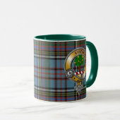Mug Anderson Tartan & Badge (Devant droit)