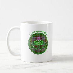 Mug Anderson Tartan Celtic Thistle écossais