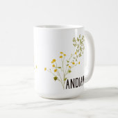 Mug Andiamo (avec Boutons et Papillons) (Devant droit)