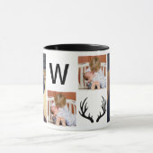 Mug Andouillers rustiques modernes de cerfs communs et (Centre)