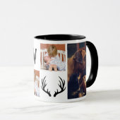 Mug Andouillers rustiques modernes de cerfs communs et (Devant droit)
