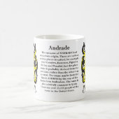Mug Andrade, origine, signification et la crête (Centre)