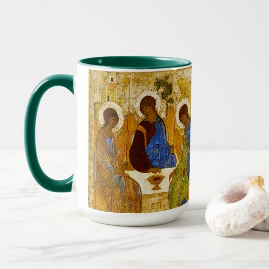 Mug Andrei Rublev , “ Holy Trinity ” (Avec donut)