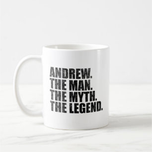Mug Andrew nom, Andrew l'homme le mythe la légende