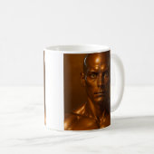 Mug androïde doré (Devant droit)
