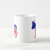 Mug Âne américain avec le "vote " (Centre)