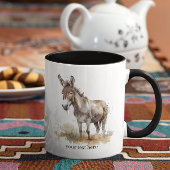 Mug Âne charmant Sérénité, sur mesure