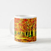Mug âne dans le feuille d'automne (Devant gauche)
