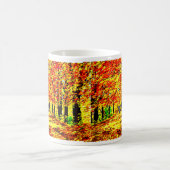 Mug âne dans le feuille d'automne (Centre)