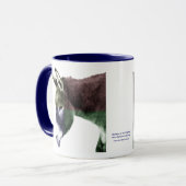 Mug Âne de Burro de beaucoup de couleurs (Devant gauche)