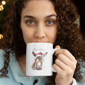 Mug Âne de Noël Café Humour de campagne