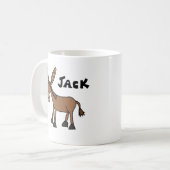 Mug Âne drôle appelé Jack (Devant gauche)