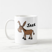 Mug Âne drôle appelé Jack (Gauche)