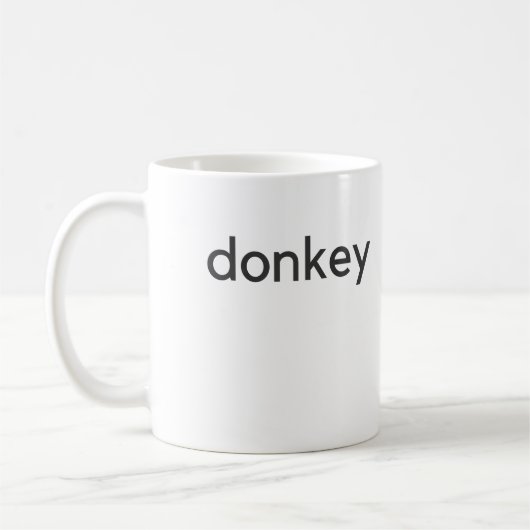 Mug âne foncé (Gauche)