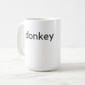 Mug âne foncé (Devant gauche)