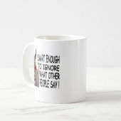 Mug Âne intelligent cool (Devant gauche)