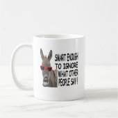 Mug Âne intelligent cool (Gauche)